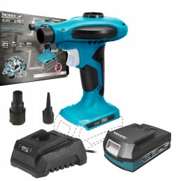 Dedra akumuliatorinis pistoletinis siurblys 18v sas 2ah
