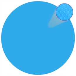 Brezentas apvaliam baseinui, 549 cm, visiškai mėlynas
