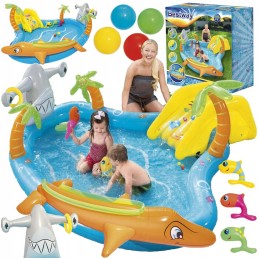 Vaikų vandens žaidimų aikštelė pripučiamas baseinas fontanas čiuožyklos žaislai