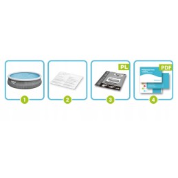 Išsiplečiantis sodo baseinas 366x76 cm bestway 10in1