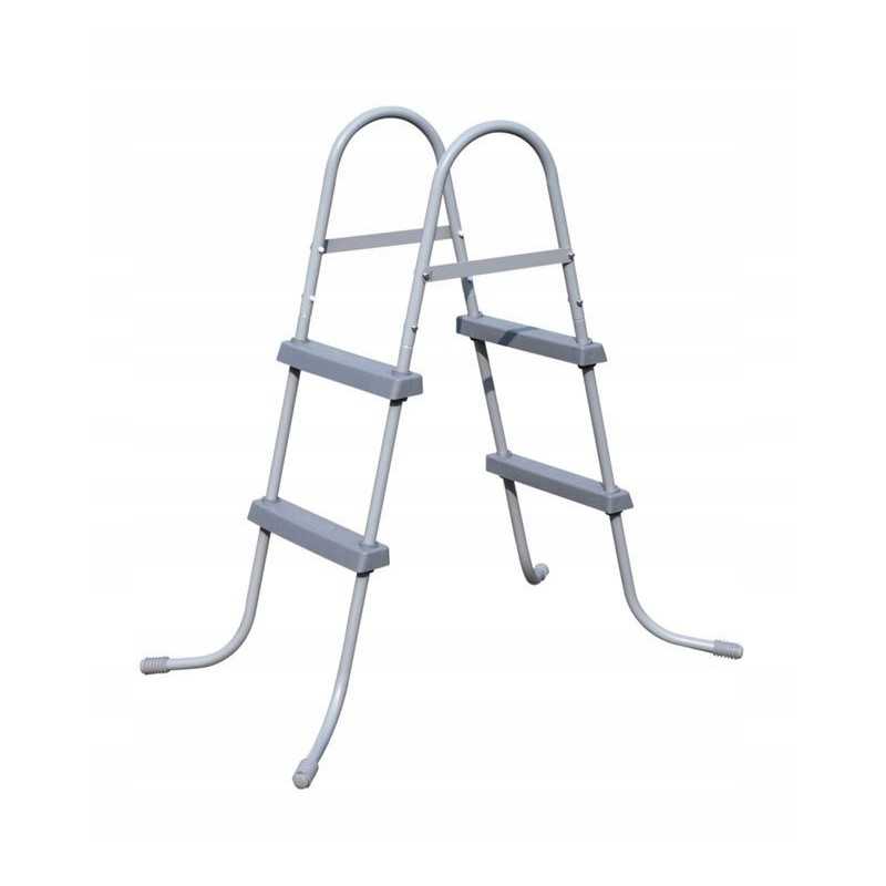 Dvipusės baseino kopėčios, 84 cm, metalinis rėmas