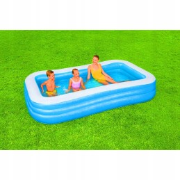 Didelis šeimyninis pripučiamas baseinas vaikams sode, 305 x 183 cm