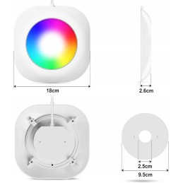 LED baseino apšvietimas 10w 12v protingas spalvų keitimas