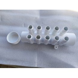 Kolektorius 10 vandens purkštukų PVC SPA vonioms, 48 diametro