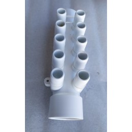 Skirstytuvas vandens srovėms ir šukos voniai