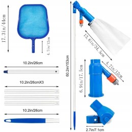 Baseino dulkių siurblys, baseino valymo rinkinys