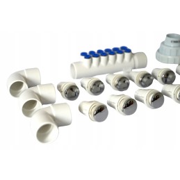 12 plastikinių sūkurinių purkštukų rinkinys