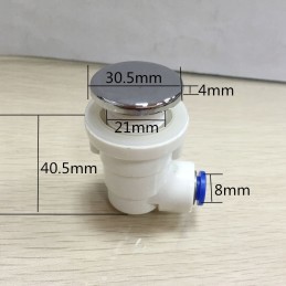 12 plastikinių sūkurinių purkštukų rinkinys