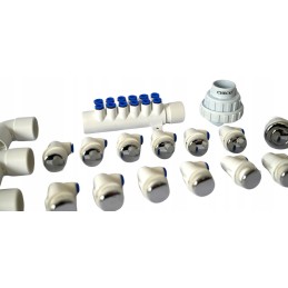 12 plastikinių antgalių sodo kubilui, sūkurinės vonios komplektas