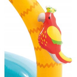 Vaikiškas pripučiamas baseinas, atogrąžų sala, puikiai tinka sodui, terasai, viršuje