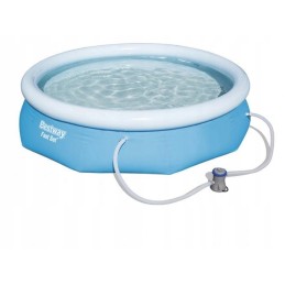 Bestway išsiplėtimo baseinas su flanšu 366x76cm pompa