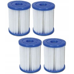 Filtras baseino siurbliui, 4 vnt, tipo ir Bestway