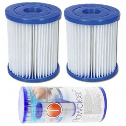 Filtras baseino siurbliui, 4 vnt, tipo ir Bestway
