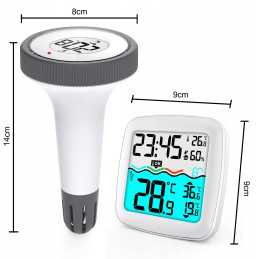 Meteorologinė stotis su greenblue gb216 baseino termometru