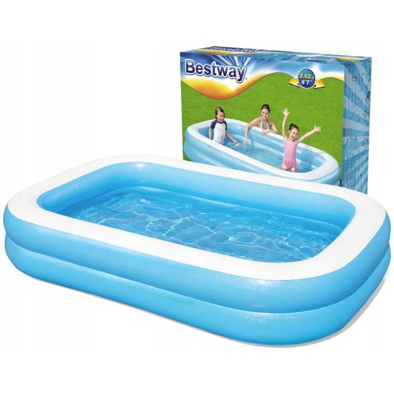 Bestway šeimos pripučiamas baseinas 262x175x51cm 54006