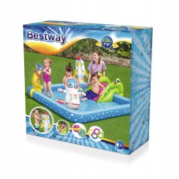 Vandens žaidimų aikštelė mažasis astronautas 288x206x84 bestway 5in1 čiuožykla