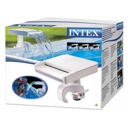 Funkcionalus, praktiškas, spalvingas krioklio kaskados LED baseinas intex 28090