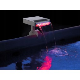 Funkcionalus, praktiškas, spalvingas krioklio kaskados LED baseinas intex 28090