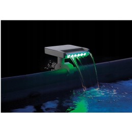Funkcionali, praktiška, spalvinga krioklio kaskada, LED baseinas, intex 28090