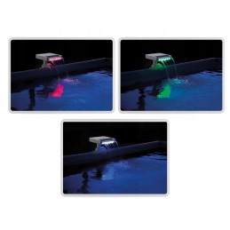 Vandens kaskada baseinui, LED fontanas Intex 28090