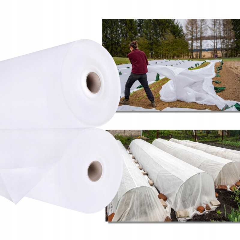 Augalinis audinys baltas 1 6m 50g uv 70m bellushortus