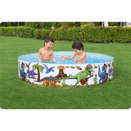 Dinozaurų sodo baseinas 244x46cm bestway 55001