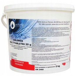 Ntce chlorox multitablets 20g 5kg chloro tabletės baseinams