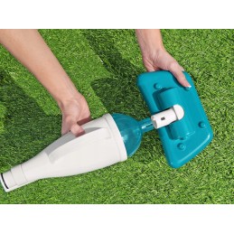 Pilnas baseino valymo rinkinys, dulkių siurblys, teleskopinis stulpas, tinklas