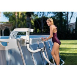 Spalvingas krioklio kaskados vadovaujamas intex baseinas 28090