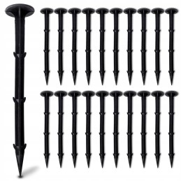 Juoda agrotekstilė 70g 1,1 x 50 m + smeigtukai