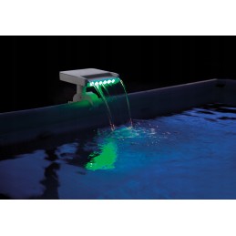 Krioklio kaskados spalvos LED baseinui intex 28090