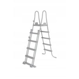 Dvipusės baseino kopėčios 132 cm 4 pakopų baseino bestway 58332