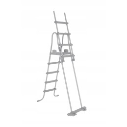 Dvipusės baseino kopėčios 132 cm 4 pakopų baseino bestway 58332