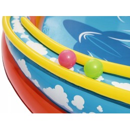 Pripučiama žaidimų aikštelė lavos lagūna 265 x 265 x 104 cm bestway 53069