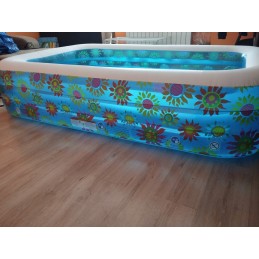 Kx6071 bestway 54120 pripučiamas baseinas spalvingos gėlės 229c