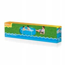 Sodo karkasinis baseinas vaikams 2 bestway apvalus 152x38cm
