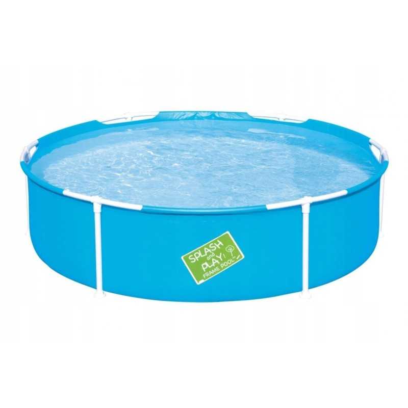 Sodo karkasinis baseinas vaikams 2 bestway apvalus 152x38cm