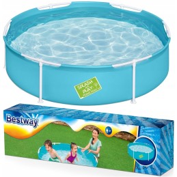 Sodo karkasinis baseinas vaikams 2 bestway apvalus 152x38cm