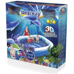 Dideli pripučiami baseino 3D akiniai bestway 54177