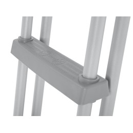 Bestway saugios, neslidžios metalinės baseino kopėčios 132cm 58332