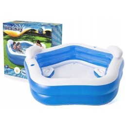 Pripučiamas penkių kampų baseinas 213x206x69 bestway 54153