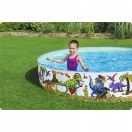 Dinozaurų sodo baseinas 244x46cm bestway 55001