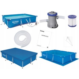 Išsiplečiantis sodo baseinas 366 x 76 cm bestway 57273