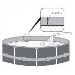 Sodo baseino rėmas 305x76 bestway duraplus stiprus modelis 56406