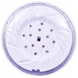 Panardinama LED baseino lempa su nuotolinio valdymo pulteliu, balta