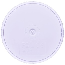 Panardinama LED baseino lempa su nuotolinio valdymo pulteliu, balta