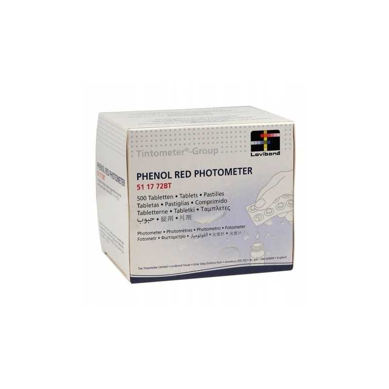 Fenol raudonos fotometro tabletės pH matavimui 500 vnt