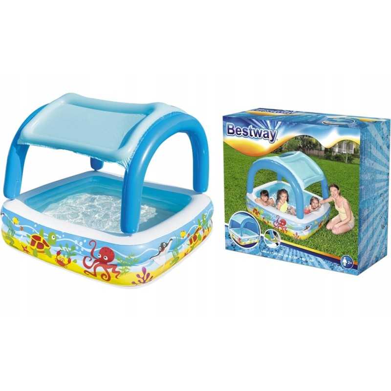Vaikų baseinas su stogu 140x140 bestway 52192