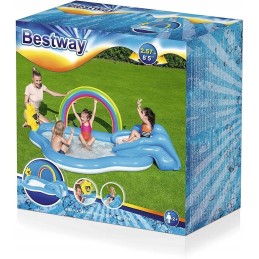 Pripučiamas žaidimų aikštelės baseinas su čiuožykla bestway 53092