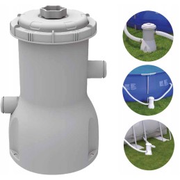 Karkasinis baseinas 300x76 sodo siurblys su filtru